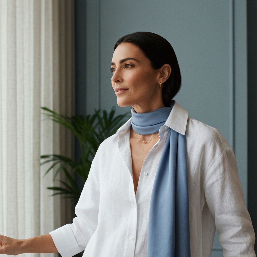 Mulher elegante em ambiente moderno e sereno — Mother, governança do cotidiano